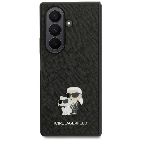 Etui Karl Lagerfeld Saffiano             Karl&Choupette Pin do Samsung Galaxy Z Fold7 czarny