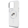 Karl Lagerfeld KLHMP14XHLSKCH iPhone 14 Pro Max 6.7" biały/white hardcase IML Metal Karl&Choupette Head MagSafe
