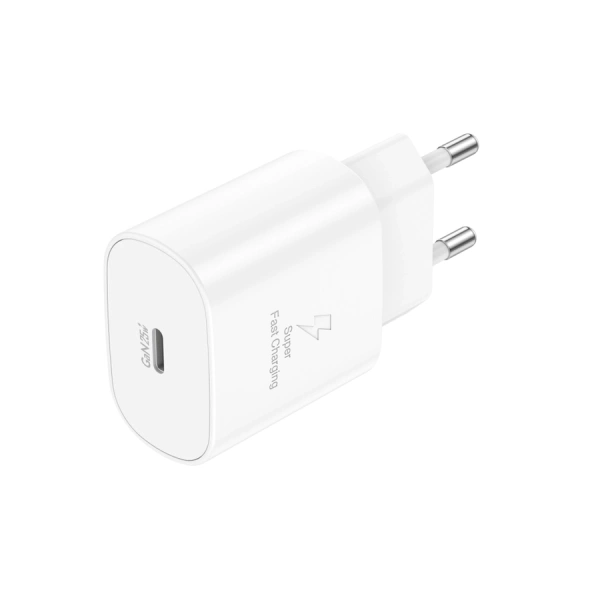 FONENG ładowarka sieciowa EU51 GaN PD 25W 1xUSB-C Biały