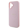Guess GUHMP16MPGHSMMP iPhone 16 Plus6.7" różowy/pink hardcase Grained Ring MagSafe
