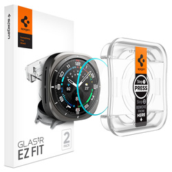 SZKŁO HARTOWANE SPIGEN GLAS.TR ”EZ-FIT” 2-PACK GALAXY WATCH ULTRA (47 MM) CLEAR
