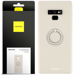 Spacecase Etui Silicone Ring Galaxy Note 9 bone