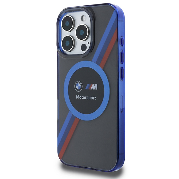 BMW BMHMP16L23HTPUK iPhone 16 Pro 6.3" czarny/black hardcase Motosport IML Circle MagSafe