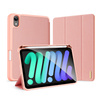DUX DUCIS DOMO TABLET COVER WITH MULTI-ANGLE STAND AND SMART SLEEP FUNCTION FOR IPAD MINI 2021 PINK