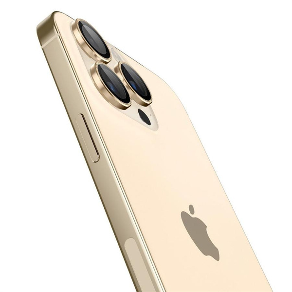 OSŁONA APARATU SPIGEN OPTIK.TR ”EZ FIT” CAMERA PROTECTOR 2-PACK IPHONE 14 PRO / 14 PRO MAX GOLD