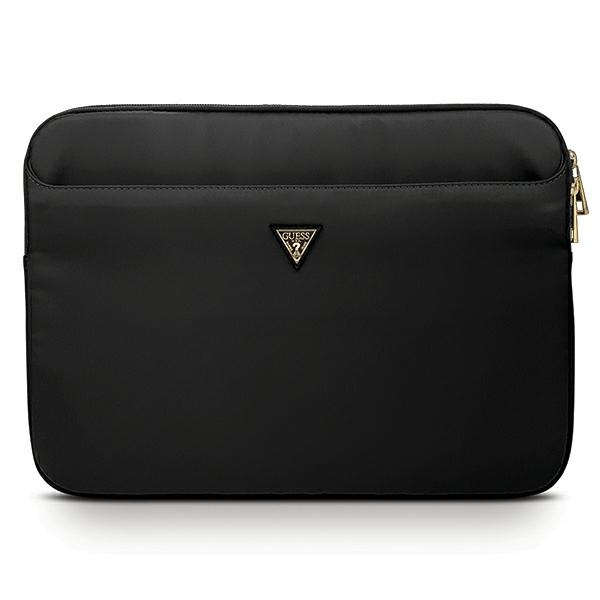 Guess Sleeve GUCS13NTMLBK 13" czarny/black Nylon Triangle Logo