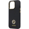Guess GUHCP13XM4DGPK iPhone 13 Pro Max6.7" czarny/black hardcase Silicone Logo Strass 4G