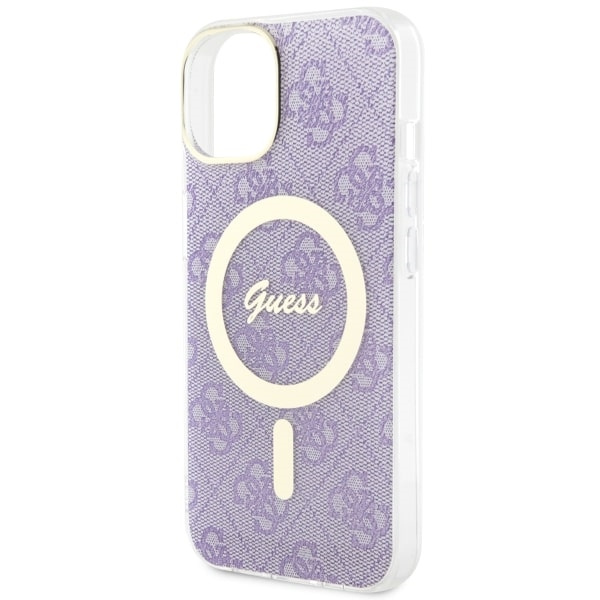 Guess GUHMP14MH4STU iPhone 14 Plus/ 15 Plus 6.7" purpurowy/purple hardcase 4G MagSafe
