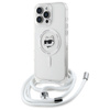 Karl Lagerfeld KLHMP16XHCCHNT iPhone 16   Pro Max 6.9" hardcase transparent IML Choupette Head & Cord Magsafe