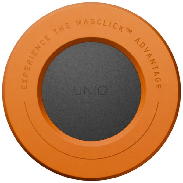 Uchwyt magnetyczny UNIQ SnapMount        samoprzylepny pomarańczowy/charcoal