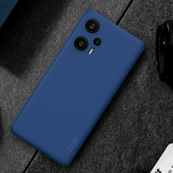 Xiaomi Redmi Note 12 Turbo / Xiaomi Poco F5 Armored Case Nillkin Super Frosted Shield Pro Armored Cover - Black