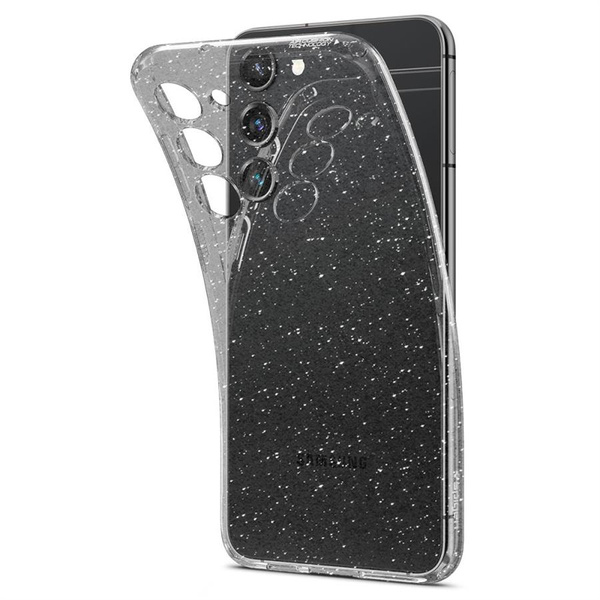 Etui Spigen Liquid Crystal na Samsung Galaxy S23 - przezroczysto-brokatowe