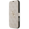 Etui Guess Book 4G Metal Logo do iPhone  17 Pro Max różowy