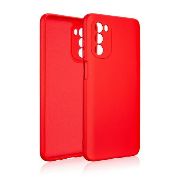 Beline Etui Silicone Motorola MOTO G52 czerwony/red