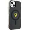 Etui Ferrari Translucent MagSafe na iPhone 14 - czarne