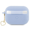 Guess GUAP2LSCHSB AirPods Pro 2 (2022/2023) cover niebieski/blue Silicone Charm Heart Collection
