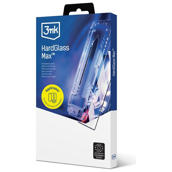 Szkło hartowane 3MK HardGlass Max        z aplikatorem do Samsung Galaxy S23 5G