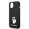Karl Lagerfeld Silicone Choupette case for iPhone 14 Plus - black