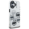 Etui Karl Lagerfeld IML Multi K&C Head   Pattern do iPhone 16 przezroczysty