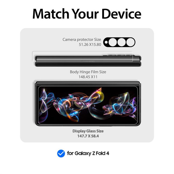 SZKŁO HARTOWANE WHITESTONE EZ GLASS 2-PACK GALAXY Z FOLD 4