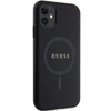 Guess GUHMN61PSAHMCK iPhone 11 / Xr 6.1" czarny/black hardcase Saffiano MagSafe