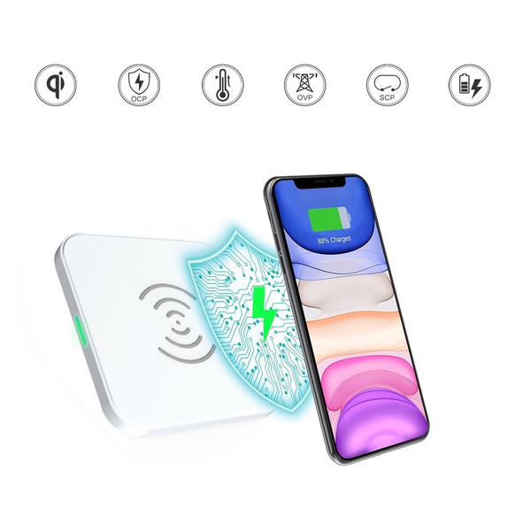 Choetech ładowarka bezprzewodowa Qi 10W do telefonu słuchawek czarny (T511-S)