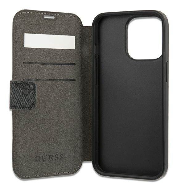 Guess GUBKP13L4GMGGR iPhone 13 Pro / 136,1" szary/grey book 4G Big Metal Logo