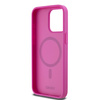DKNY DKHMP15XPSHRPSP iPhone 15 Pro Max6.7" różowy/pink hardcase Leather Monogram Pattern Metal Logo MagSafe
