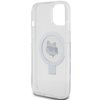 Karl Lagerfeld KLHMP15SHMRSCHH iPhone 15 6.1" white/white hardcase Ring Stand Choupette Head MagSafe