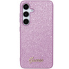 Guess GUHCS24MHGGSHU S24+ S926 fioletowy/purple hardcase Glitter Script
