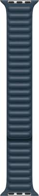 ORYGINALNA OPASKA APPLE LEATHER LINK MY9L2ZM/A 44MM S/M BALTIC BLUE BEZ OPAKOWANIA 