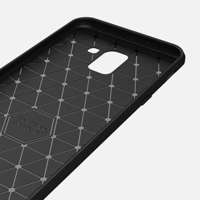 CASE ETUI CARBON LUX NIEBIESKI SAMSUNG GALAXY J6 2018