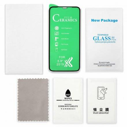 SZKŁO HARTOWANE CERAMICZNE PREMIUM FLEX OPPO A71 CZARNE 