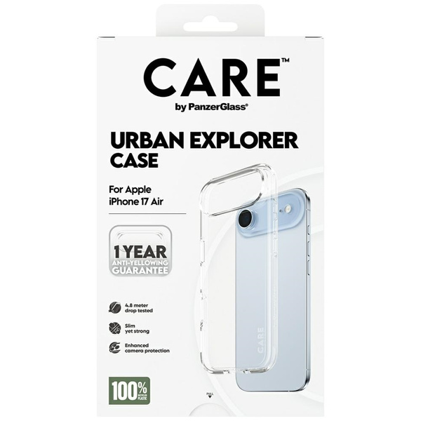 Etui CARE by PanzerGlass Flagship Urban  Explorer w. Clear Frame do iPhone Air przezroczysty
