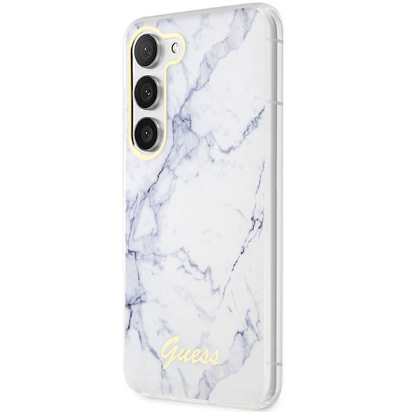 Guess GUHCS23MPCUMAH S23+ S916biały/white hardcase Marble