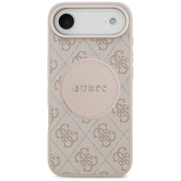 Etui Guess 4G Circle Classic Logo        MagSafe do iPhone Air różowy