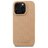 Karl Lagerfeld KLHMP16LPKHPORPE iPhone 16 Pro 6.3" hardcase beżowy/beige Leather Monogram Metal Logo MagSafe