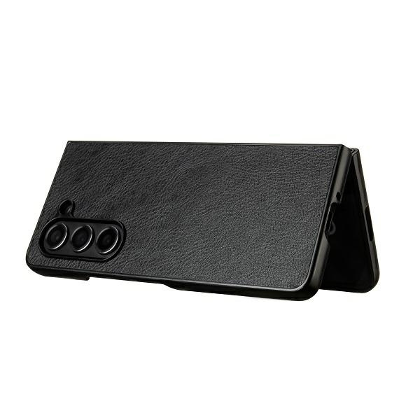 Beline Etui Leather Case Sam Z Fold 6 czarny/black