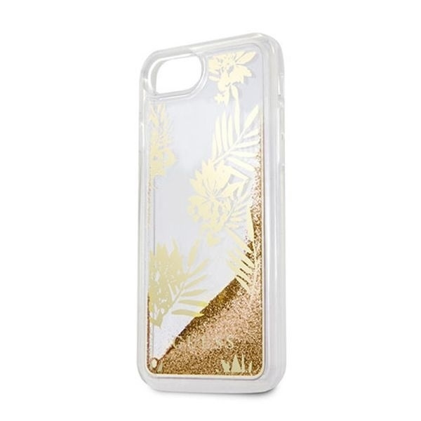 Guess GUHCP7GLUPRG iPhone 6/7/8/SE 2020 / SE 2022 różowo-złoty/rose gold hard case Palm Springs Glitter Liquid