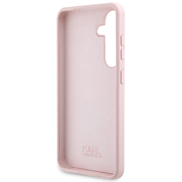 KARL LAGERFELD KLHCS24SSNCHBCP S24 S921 HARDCASE RÓŻOWY/PINK SILICONE CHOUPETTE