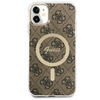 Guess GUHMN61H4STW iPhone 11 6.1"brązowy/brown hardcase 4G MagSafe