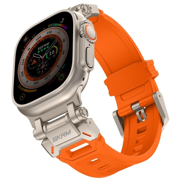 Skinarma pasek Titon Apple Watch Ultra    49mm pomarańczowy/orange