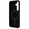 Etui Karl Lagerfeld Silicone Double      Heads And Circle MagSafe do Samsung Galaxy S25+ czarny