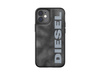 DIESEL MOULDED CASE BLEACHED DENIM IPHONE 12 MINI SZARY/BIAŁY