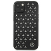 Etui Mercedes Silver Stars Pattern na iPhone 13 mini - czarne