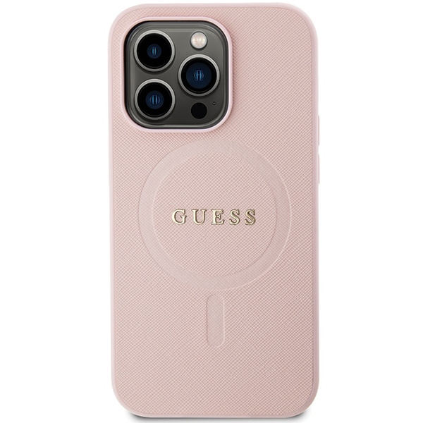 GUESS GUHMP13LPSAHMCP IPHONE 13 PRO / 13 6.1 "PINK / PINK HARDCASE SAFFIANO MAGSAFE