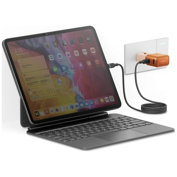 Ładowarka sieciowa Energea TravelGo Adapter 35 USB-A/USB-C 35W pomarańczowy
