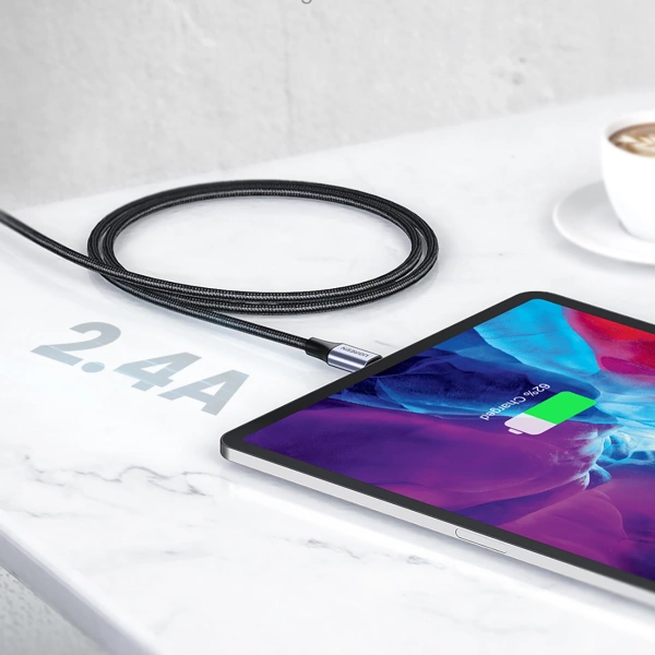 Kabel Ugreen US199 60158 USB-A / Lightning MFi 2m - czarny