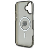 Karl Lagerfeld KLHMP16SHLSKIK iPhone 16 6.1" czarny/black hardcase IML Metal Karl Head MagSafe