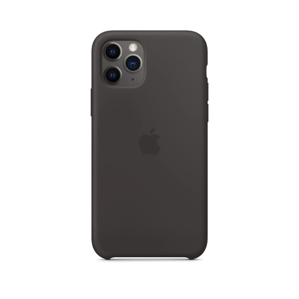APPLE SILICONE CASE MWYN2ZM/A  IPHONE 11 PRO BLACK ORYGINALNA PLOMBA